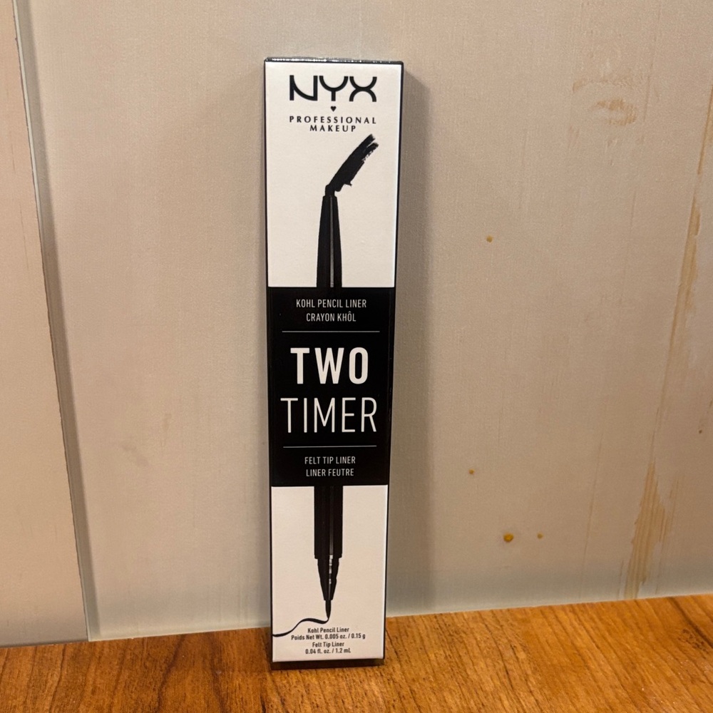 NYX Two Timer Black Eyeliner